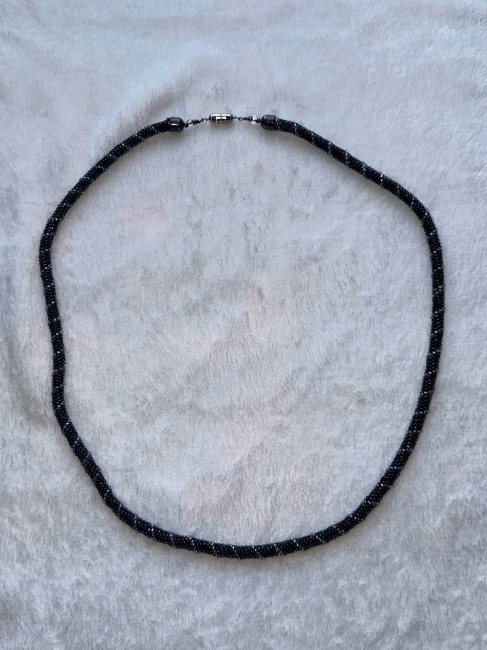 Beaded rope necklace